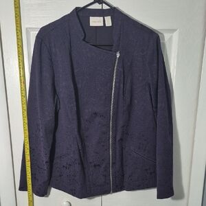 😺 2 for$12 Or 3 for$15 😺 Chico's Elegant Dark Purple Blazer